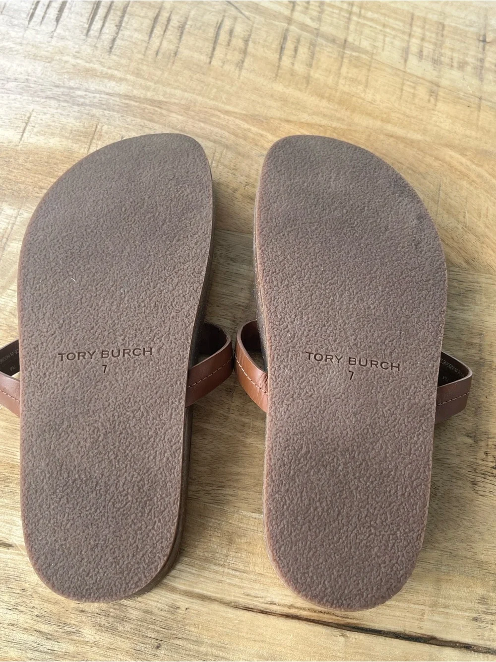 Tory Burch Cloud Miller Sandals sz 7 Brown